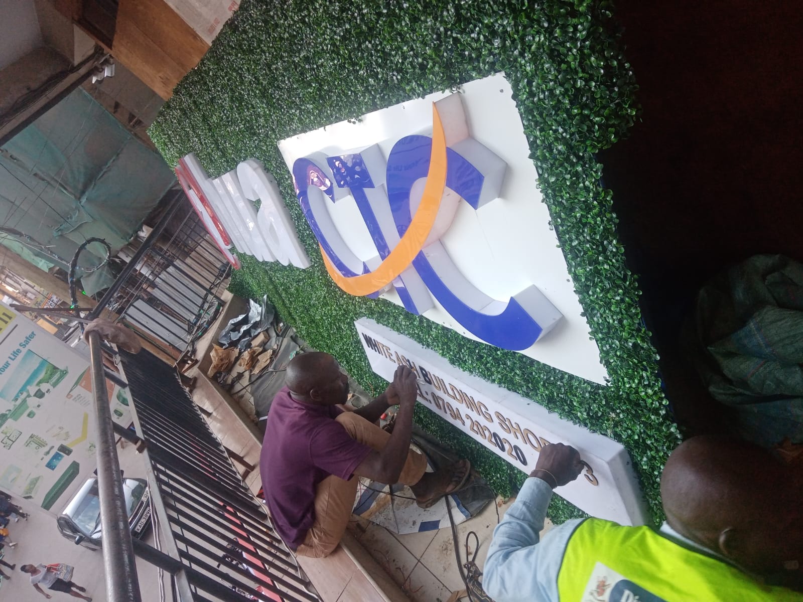 Modern Building Signage