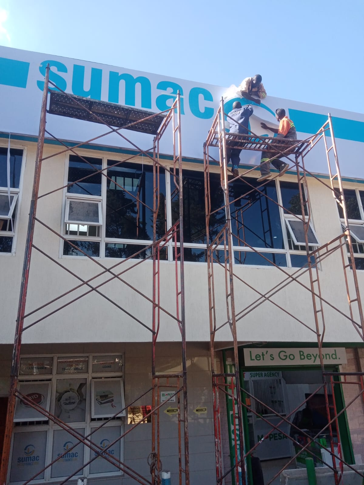 Modern Building Signage