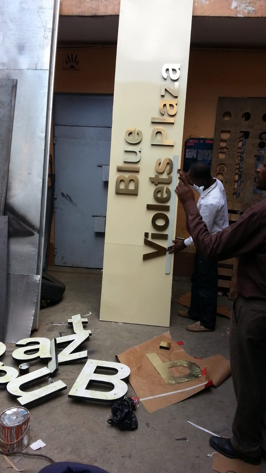 Modern Building Signage